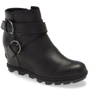 Sorel Joan of Arctic Wedge II Buckle Black Size 6.5